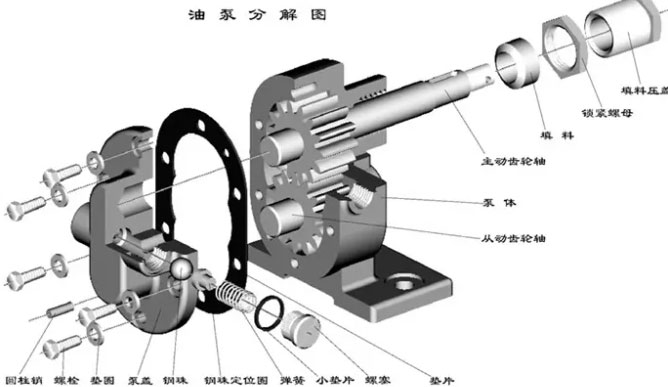 油泵分解圖